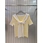 2025年6月9日入荷春夏新作Miumiuニット半袖ファッション/誕生日プレゼント/贈り物 can工場