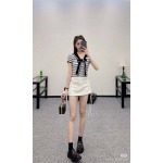 2025年6月9日入荷春夏新作Miumiuニット半袖ファッション/誕生日プレゼント/贈り物 can工場