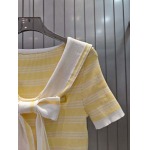 2025年6月9日入荷春夏新作Miumiuニット半袖ファッション/誕生日プレゼント/贈り物 can工場