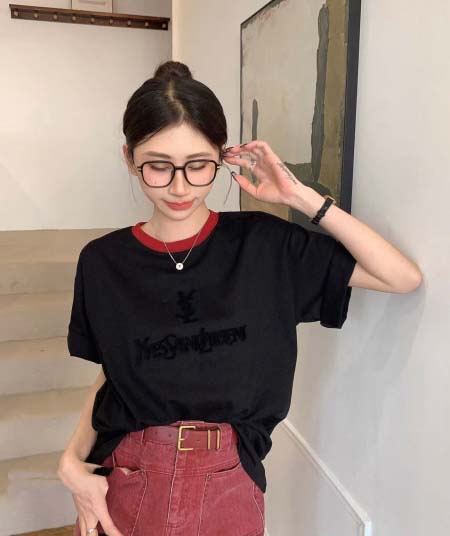 2025年6月10日入荷春夏新作ysl半袖 Tシャツファッシ...