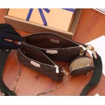 2025年6月26日入荷Louis Vuitton バッグMulti Pochette Accessories Monogram :M44813:24CMx13.5CMx4CM 高品質人気の新作/誕生日プレゼント/SQ工場