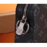 2025年6月26日入荷Louis Vuitton バッグTrio Monogram Eclipse Monogram Eclipse Reverse :M69443:25CMx18.5CMx7CM 高品質人気の新作/誕生日プレゼント/SQ