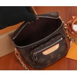 2025年6月26日入荷Louis Vuitton バッグ Mini Bumbag Monogram Monogram :M82335:17CMx12CMx9.5CM 高品質人気の新作/誕生日プレゼント/SQ工場