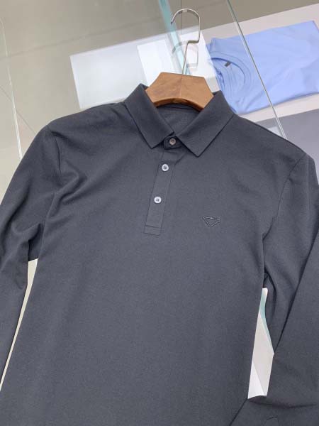 2025年7月16日入荷新作Prada長袖 Tシャツ 高级品/ビジネス/入手困難/誕生日プレゼント/COLO工場M-XXXL