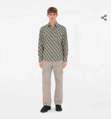 2025年7月16日入荷新作Burberry長袖 シャツ 高级品/ビジネス/入手困難/誕生日プレゼント/COLO工場S-XXL