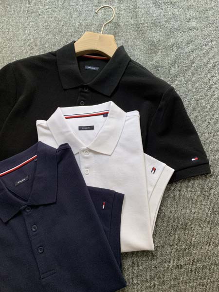 2025年7月17日入荷新作Tommy半袖ポロシャツ 高级品/ビジネス/入手困難/誕生日プレゼント/COLO工場M-XXXL