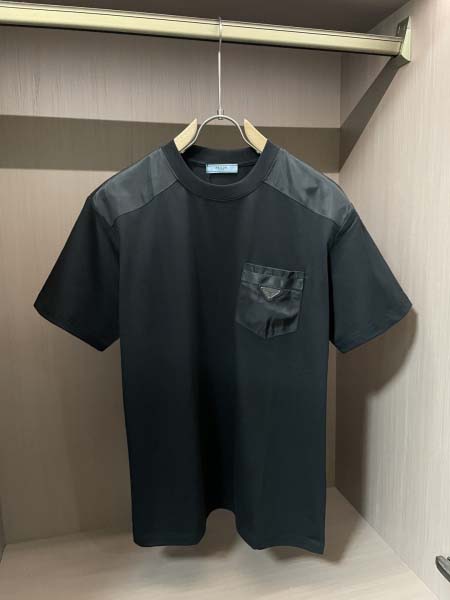 2025年7月10日入荷新作Prada半袖Tシャツ 高级品超...