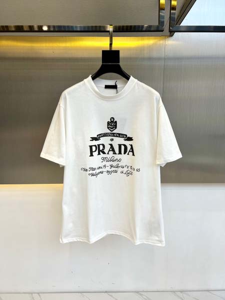 2025年8月27日秋冬入荷新作Prada半袖 tシャツ高品...