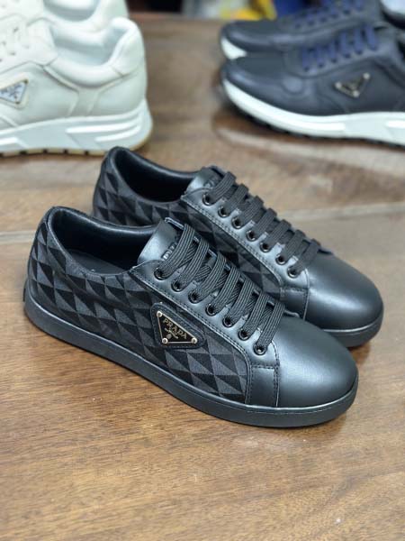 2025年9月17日入荷新品Pradaカジュアルシューズ/スニーカー｜メンズ靴人気本革製ギフト/誕生日/XG工場