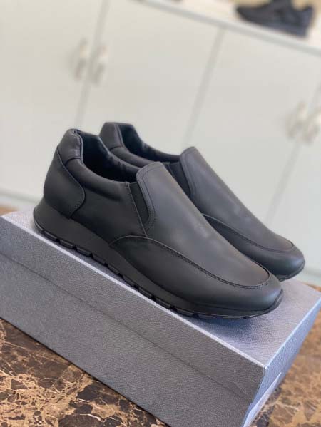 2025年9月17日入荷新品Pradaカジュアルシューズ/スニーカー｜メンズ靴人気本革製ギフト/誕生日/XG工場