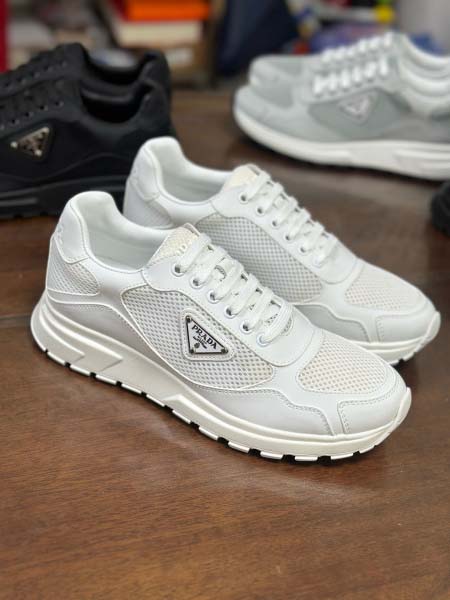 2025年9月17日入荷新品Pradaカジュアルシューズ/スニーカー｜メンズ靴人気本革製ギフト/誕生日/XG工場