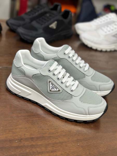 2025年9月17日入荷新品Pradaカジュアルシューズ/スニーカー｜メンズ靴人気本革製ギフト/誕生日/XG工場