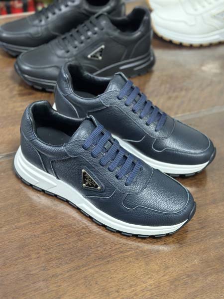 2025年9月17日入荷新品Pradaカジュアルシューズ/スニーカー｜メンズ靴人気本革製ギフト/誕生日/XG工場