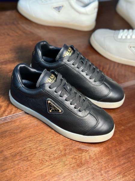 2025年9月17日入荷新品Pradaカジュアルシューズ/スニーカー｜メンズ靴人気本革製ギフト/誕生日/XG工場