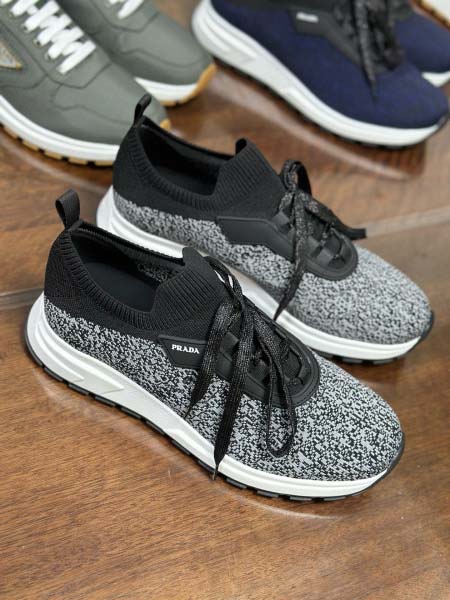 2025年9月17日入荷新品Pradaカジュアルシューズ/スニーカー｜メンズ靴人気本革製ギフト/誕生日/XG工場