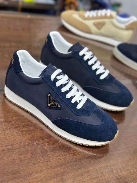 2025年9月17日入荷新品Pradaカジュアルシューズ/スニーカー｜メンズ靴人気本革製ギフト/誕生日/XG工場