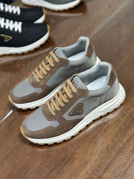 2025年9月17日入荷新品Pradaカジュアルシューズ/スニーカー｜メンズ靴人気本革製ギフト/誕生日/XG工場