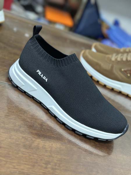 2025年9月17日入荷新品Pradaカジュアルシューズ/スニーカー｜メンズ靴人気本革製ギフト/誕生日/XG工場