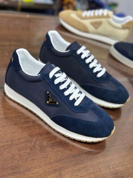 2025年9月17日入荷新品Pradaカジュアルシューズ/スニーカー｜メンズ靴人気本革製ギフト/誕生日/XG工場