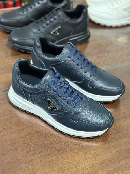 2025年9月17日入荷新品Pradaカジュアルシューズ/スニーカー｜メンズ靴人気本革製ギフト/誕生日/XG工場