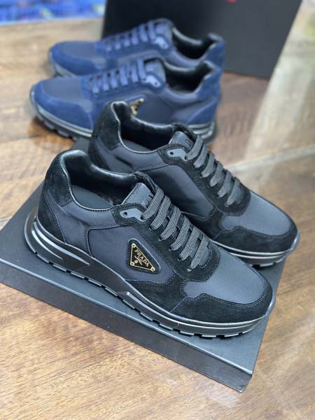 2025年9月17日入荷新品Pradaカジュアルシューズ/スニーカー｜メンズ靴人気本革製ギフト/誕生日/XG工場