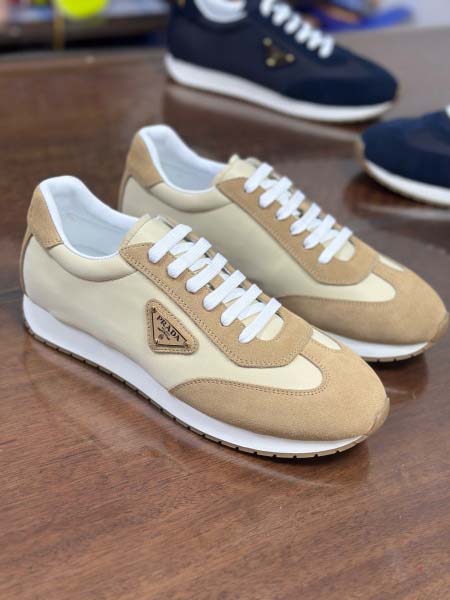 2025年9月17日入荷新品Pradaカジュアルシューズ/スニーカー｜メンズ靴人気本革製ギフト/誕生日/XG工場