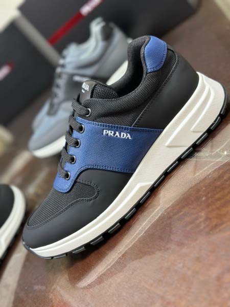 2025年9月17日入荷新品Pradaカジュアルシューズ/スニーカー｜メンズ靴人気本革製ギフト/誕生日/XG工場