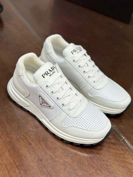 2025年9月17日入荷新品Pradaカジュアルシューズ/スニーカー｜メンズ靴人気本革製ギフト/誕生日/XG工場