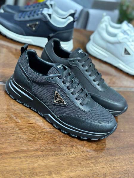 2025年9月17日入荷新品Pradaカジュアルシューズ/スニーカー｜メンズ靴人気本革製ギフト/誕生日/XG工場