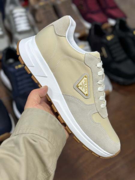 2025年9月17日入荷新品Pradaカジュアルシューズ/スニーカー｜メンズ靴人気本革製ギフト/誕生日/XG工場