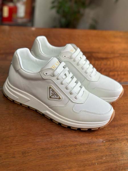 2025年9月17日入荷新品Pradaカジュアルシューズ/スニーカー｜メンズ靴人気本革製ギフト/誕生日/XG工場