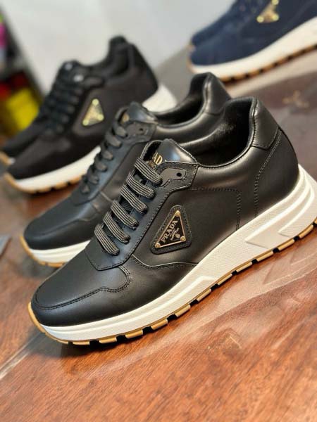 2025年9月17日入荷新品Pradaカジュアルシューズ/スニーカー｜メンズ靴人気本革製ギフト/誕生日/XG工場