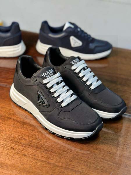 2025年9月17日入荷新品Pradaカジュアルシューズ/スニーカー｜メンズ靴人気本革製ギフト/誕生日/XG工場
