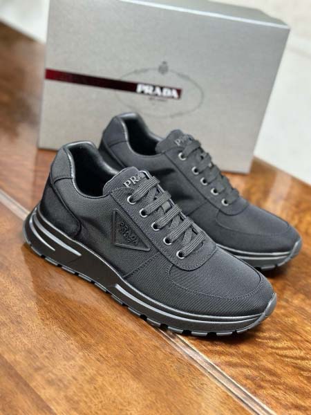 2025年9月17日入荷新品Pradaカジュアルシューズ/スニーカー｜メンズ靴人気本革製ギフト/誕生日/XG工場