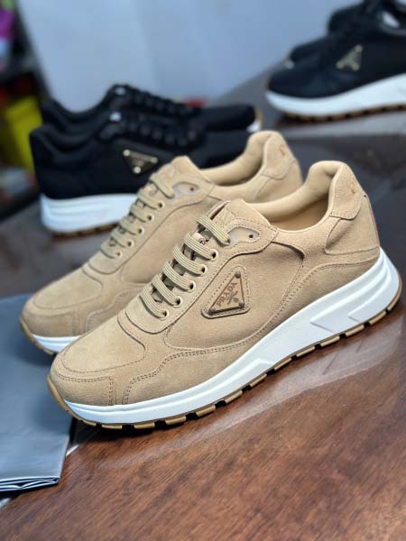 2025年9月17日入荷新品Pradaカジュアルシューズ/スニーカー｜メンズ靴人気本革製ギフト/誕生日/XG工場