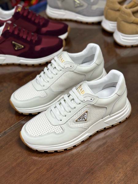 2025年9月17日入荷新品Pradaカジュアルシューズ/スニーカー｜メンズ靴人気本革製ギフト/誕生日/XG工場