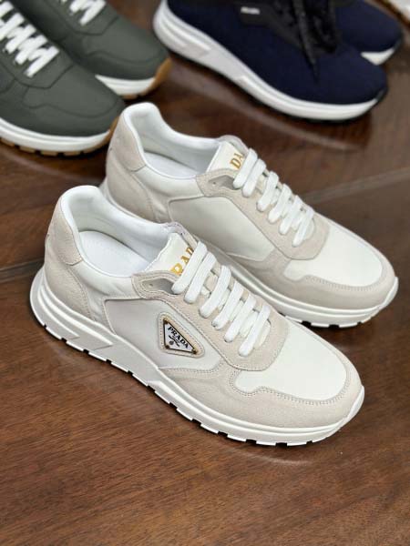 2025年9月17日入荷新品Pradaカジュアルシューズ/スニーカー｜メンズ靴人気本革製ギフト/誕生日/XG工場