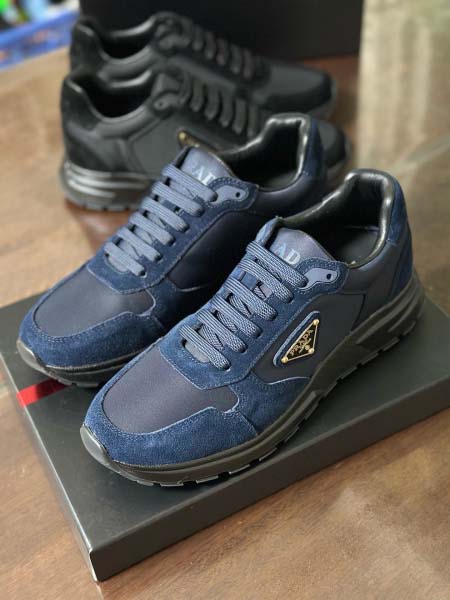 2025年9月17日入荷新品Pradaカジュアルシューズ/スニーカー｜メンズ靴人気本革製ギフト/誕生日/XG工場