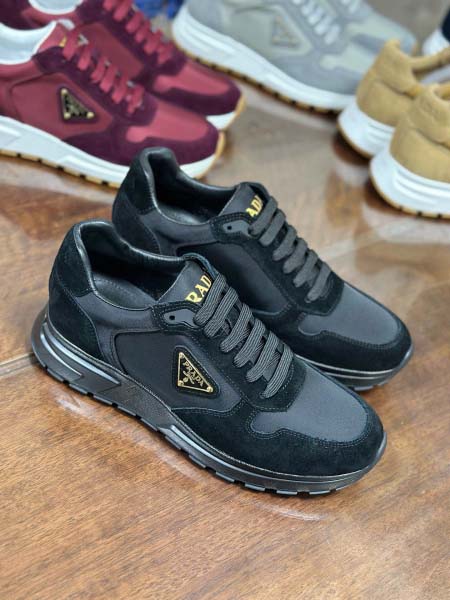 2025年9月17日入荷新品Pradaカジュアルシューズ/スニーカー｜メンズ靴人気本革製ギフト/誕生日/XG工場