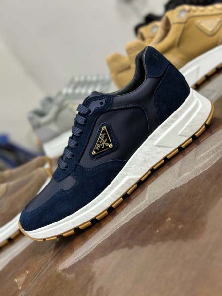 2025年9月17日入荷新品Pradaカジュアルシューズ/スニーカー｜メンズ靴人気本革製ギフト/誕生日/XG工場