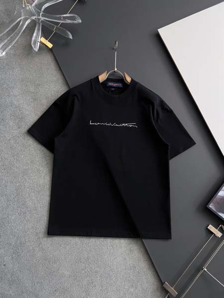2025年9月3日入荷 新作Louis Vuitton半袖 tシャツ高級なプレゼント/誕生日プレゼント/高品質/メンツ/記念品/ wenzhou工場